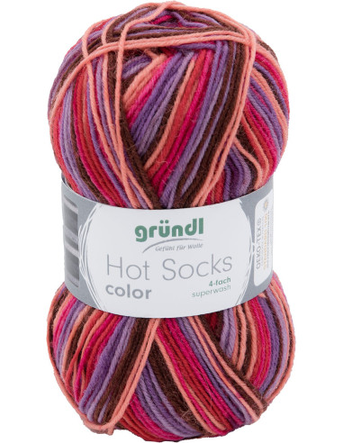 Laine à chaussettes Hot Socks color Gründl