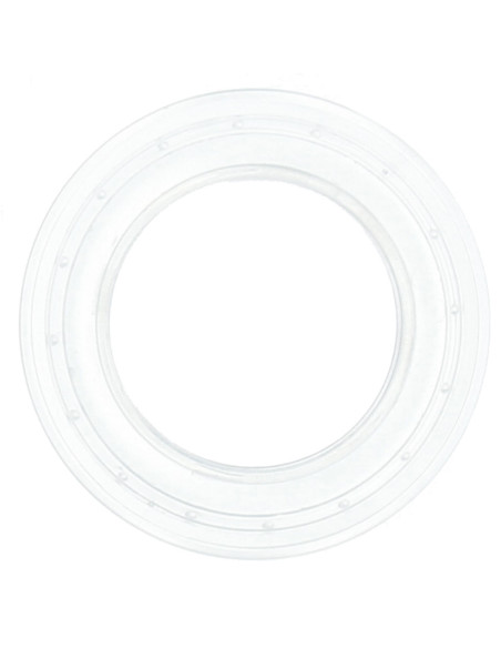 Lote de 8 ojales para cortinas Ø44 mm - Transparentes - Transparente