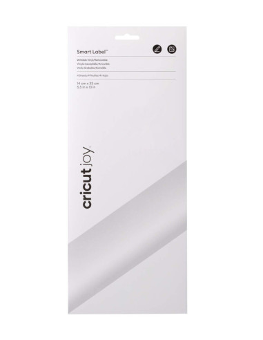 Juego de 4 hojas de vinilo inscribible reposicionable 14 cm x 33 cm Cricut Joy