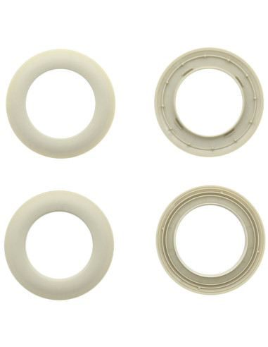 Lote de 8 ojales para cortinas Ø44 mm - Mate - Piedra
