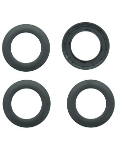 Lote de 8 ojales para cortinas Ø44 mm - Mate - Gris 2