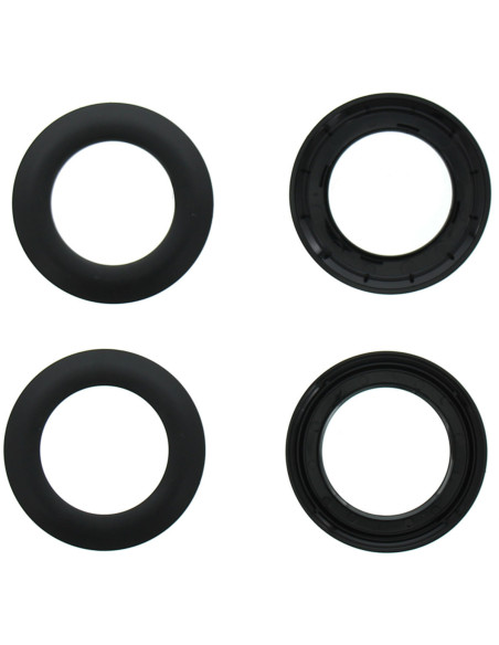 Lote de 8 ojales para cortinas Ø44 mm - Mate - Negro