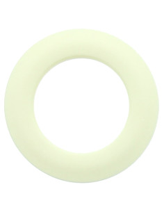 Lote de 8 ojales para cortinas Ø44 mm - Mate - Crema