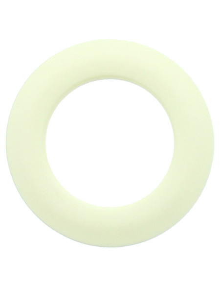 Lote de 8 ojales para cortinas Ø44 mm - Mate - Crema
