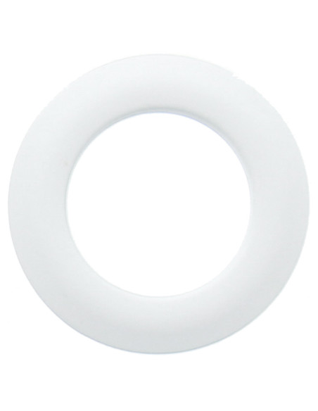 Lote de 8 ojales para cortinas Ø44 mm - Mate - Blanco