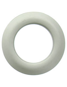 Lote de 8 ojales para cortinas Ø44 mm - Satinados - Plata clara