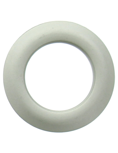 Lote de 8 ojales para cortinas Ø44 mm - Satinados - Plata clara