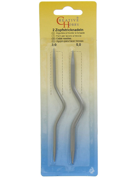 Agujas para trenzas - N° 3.0 y 5.0