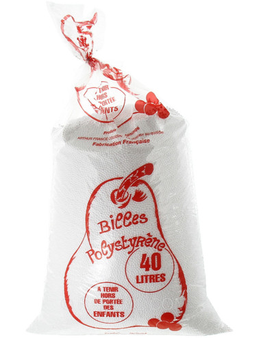 Bolas de poliestireno blanco 40 litros Arthur