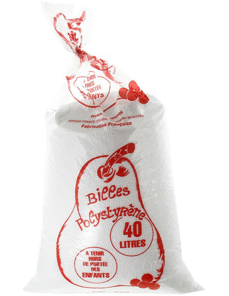 Bolas de poliestireno blanco 40 litros Arthur