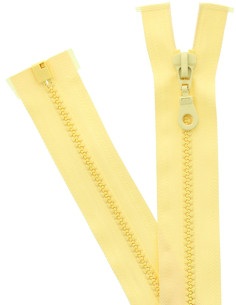 Cremallera separable sintética - Amarillo paja