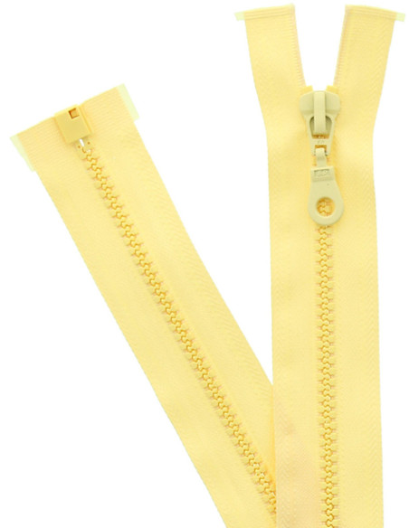 Cremallera separable sintética - Amarillo paja