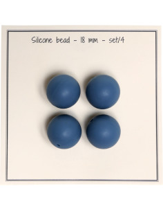Cuentas de silicona de 18 mm para sonajeros, sujetadores de chupetes para bebé. 2