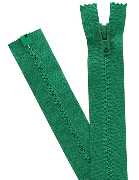 Cremallera separable sintética - Verde esmeralda