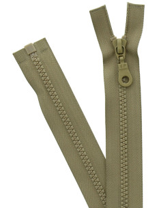 Cremallera separable sintética - Beige medio