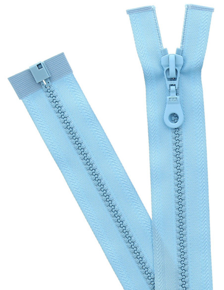 Cremallera separable sintética - Azul celeste