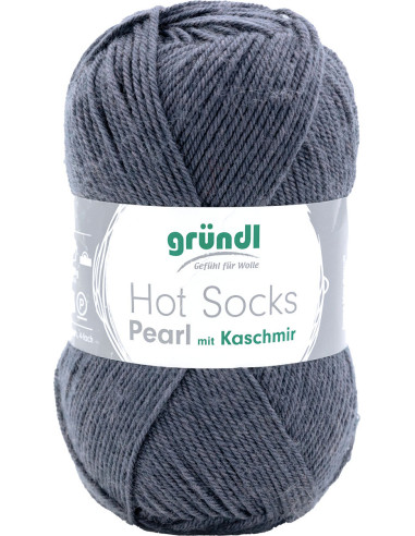 Laine à chaussettes Hot Socks Pearl uni Gründl