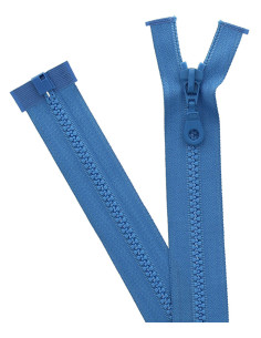 Cremallera separable sintética - Azul real