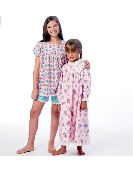 Patrón de blusas, camisones, shorts y pantalones - McCall's 6831
