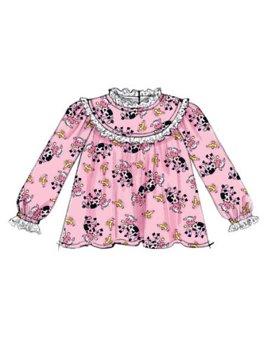 Patrón de blusas, camisones, shorts y pantalones - McCall's 6831