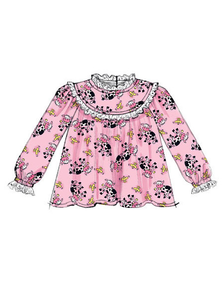 Patrón de blusas, camisones, shorts y pantalones - McCall's 6831
