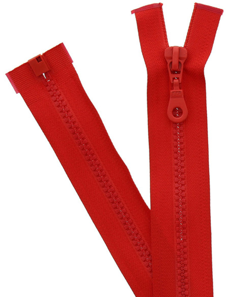 Cremallera separable sintética - Rojo bermellón