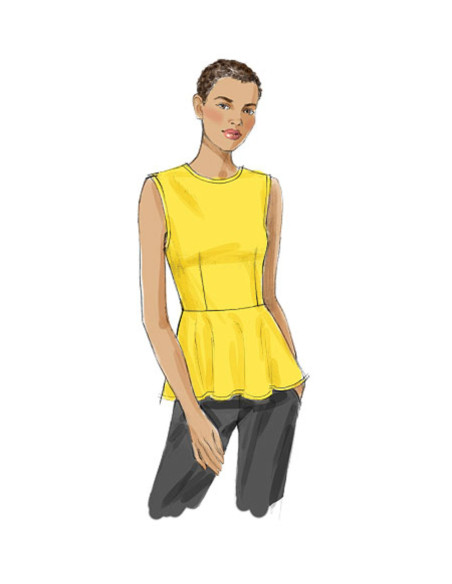 Patrón de blusa - Vogue 8815