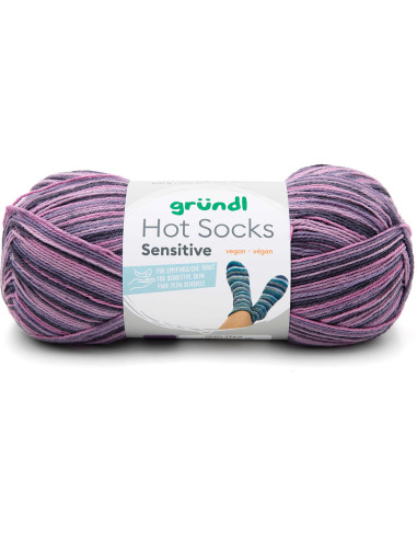 Laine à chaussettes Hot Socks Sensitive Gründl