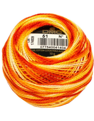 Bola de algodón perlé DMC n° 8