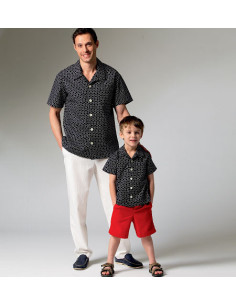Patrón de camisa, pantalón corto y pantalón - McCall's 6972