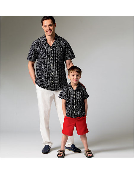 Patrón de camisa, pantalón corto y pantalón - McCall's 6972