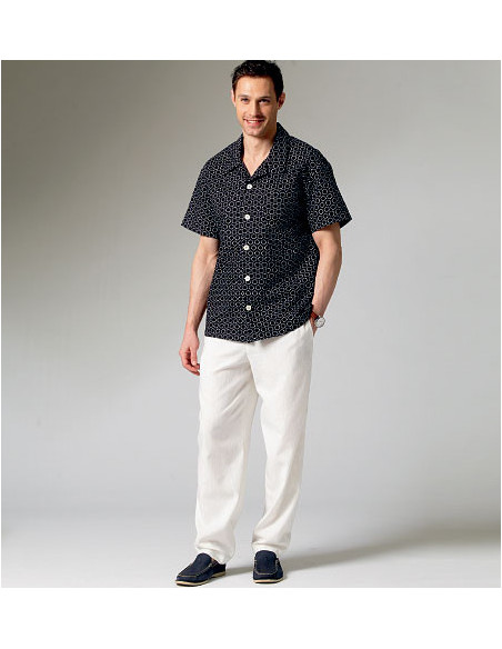 Patrón de camisa, pantalón corto y pantalón - McCall's 6972