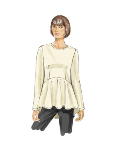 Patrón de blusa - Vogue 8815