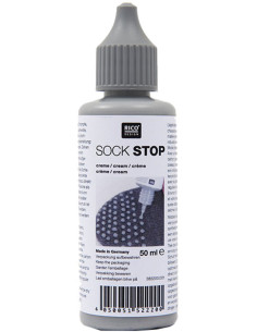 Frasco de látex antideslizante para calcetines - Gris