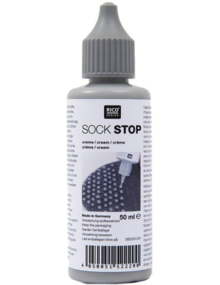 Frasco de látex antideslizante para calcetines - Gris