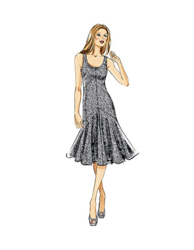 Patrón de vestido - Vogue 8814