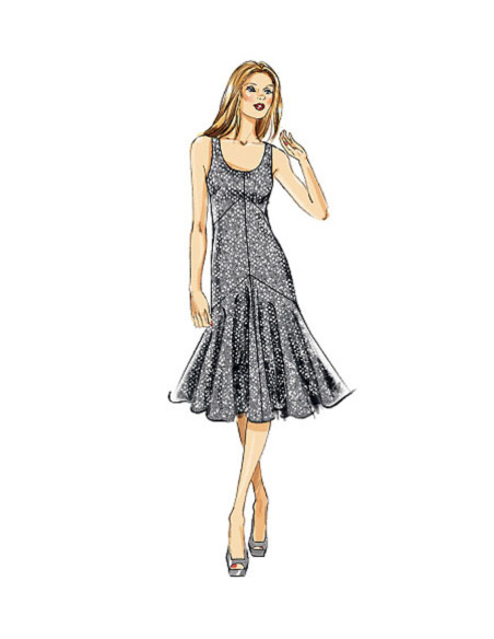 Patrón de vestido - Vogue 8814