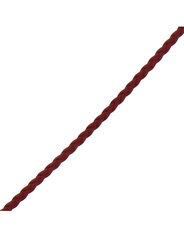 Trenza similar burdeos