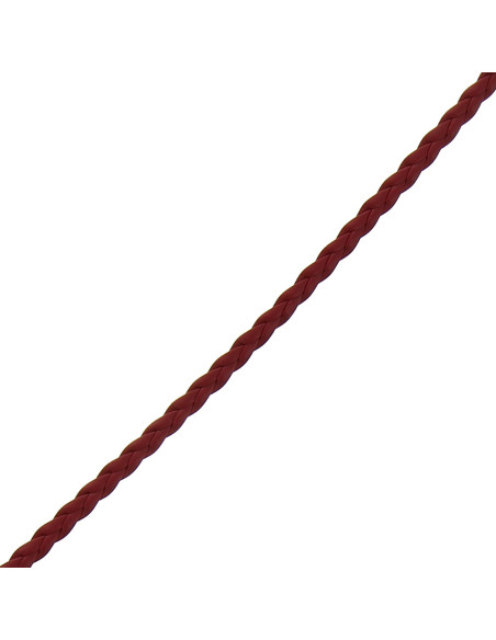Trenza similar burdeos