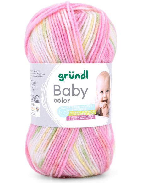 Fil layette Baby color Gründl