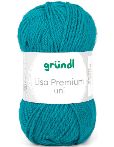 Fil à tricoter Lisa Premium uni Gründl