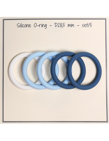 Anillos de silicona para sujetar chupetes