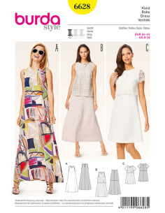 Patrón de vestido - Burda 6628