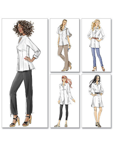 Patrón de blusa - McCall's 6124