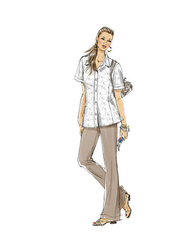 Patrón de blusa - McCall's 6124