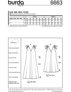Patrón de vestido - Burda 6663 2