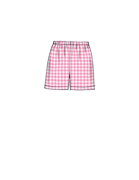 Patrón de bata, cinturón, tops, vestido, short y pantalón - McCall's 7297