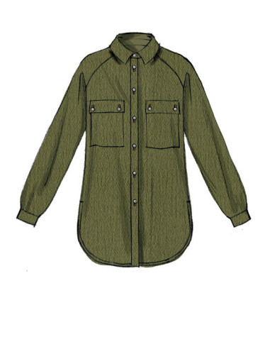 Patrón de camisas, túnicas y cinturón - McCall's 7472