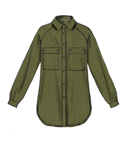 Patrón de camisas, túnicas y cinturón - McCall's 7472