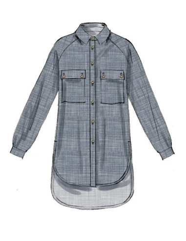 Patrón de camisas, túnicas y cinturón - McCall's 7472